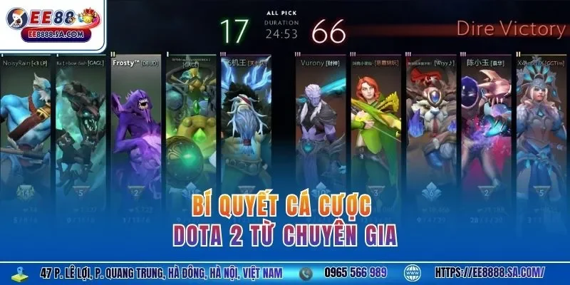 Bí quyết cá cược Dota 2 từ chuyên gia